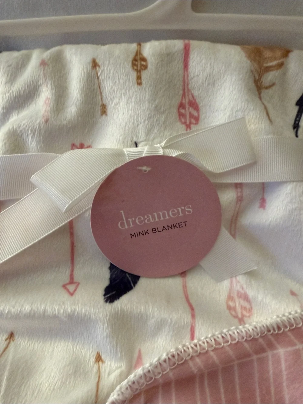 The “Dreamers” Baby Mink Blanket, 30” x 40”.